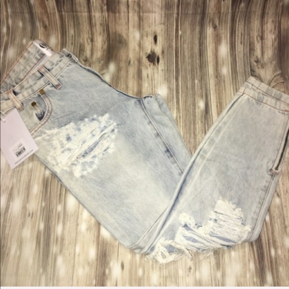 🆕One Teaspoon Trashed Free Birds Jeans - Picture 3 of 4